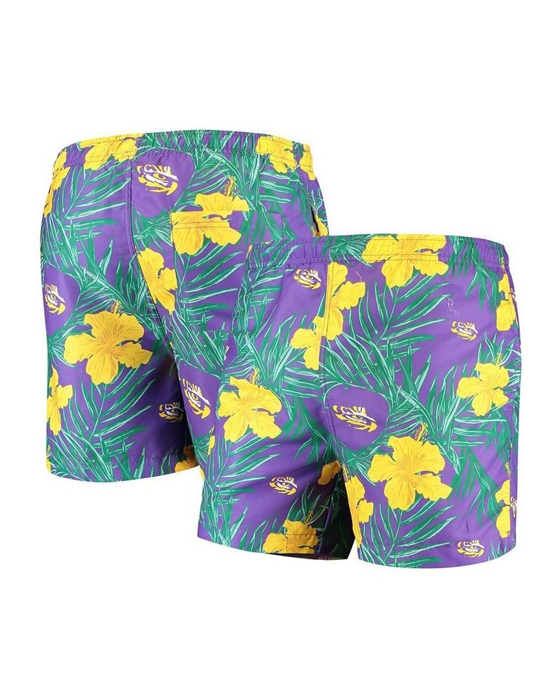 Men's Purple LSU Tigers Swimming Trunks $28.07 Swimsuits