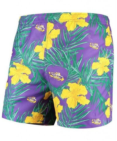 Men's Purple LSU Tigers Swimming Trunks $28.07 Swimsuits