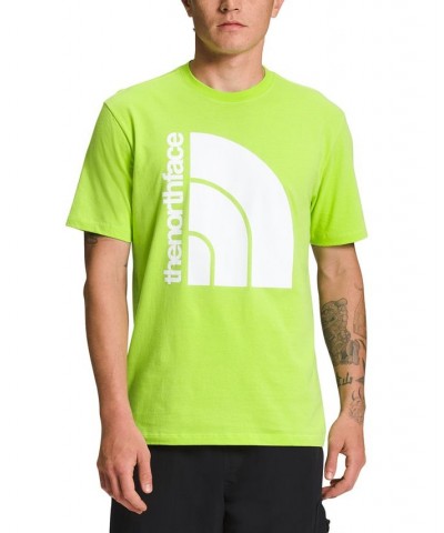 Men's Jumbo Half-Dome Logo T-Shirt Yellow $24.00 T-Shirts