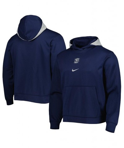 Men's Navy Creighton Bluejays Spotlight Performance Pullover Hoodie $35.70 Sweatshirt