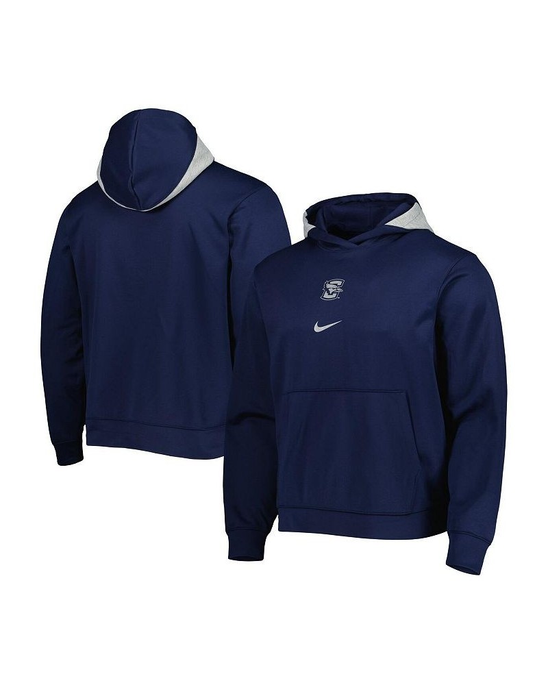 Men's Navy Creighton Bluejays Spotlight Performance Pullover Hoodie $35.70 Sweatshirt