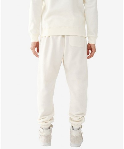 Men's Relaxed Buddha Face Joggers White $35.83 Pants