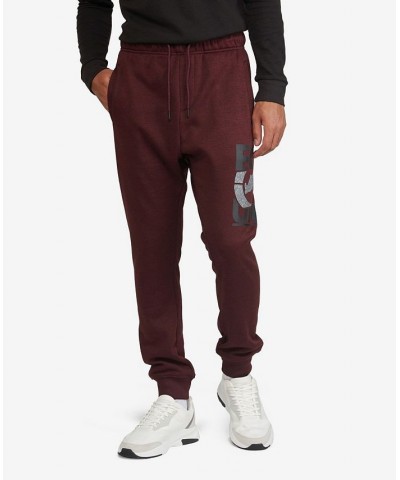 Men's Big and Tall Over and Under Joggers Red $33.64 Pants