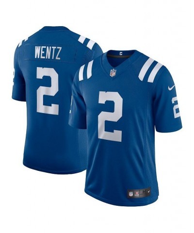 Men's Carson Wentz Royal Indianapolis Colts Vapor Limited Jersey $76.80 Jersey