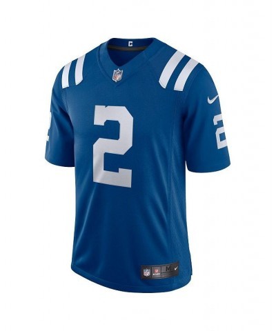 Men's Carson Wentz Royal Indianapolis Colts Vapor Limited Jersey $76.80 Jersey