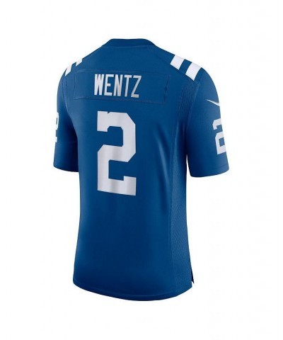 Men's Carson Wentz Royal Indianapolis Colts Vapor Limited Jersey $76.80 Jersey