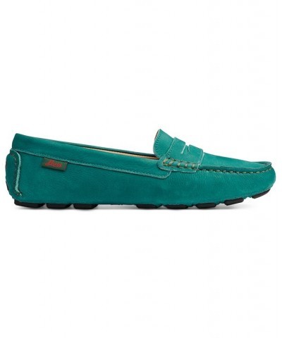 Women's Dylan Driver Moc Loafers Blue $38.91 Shoes