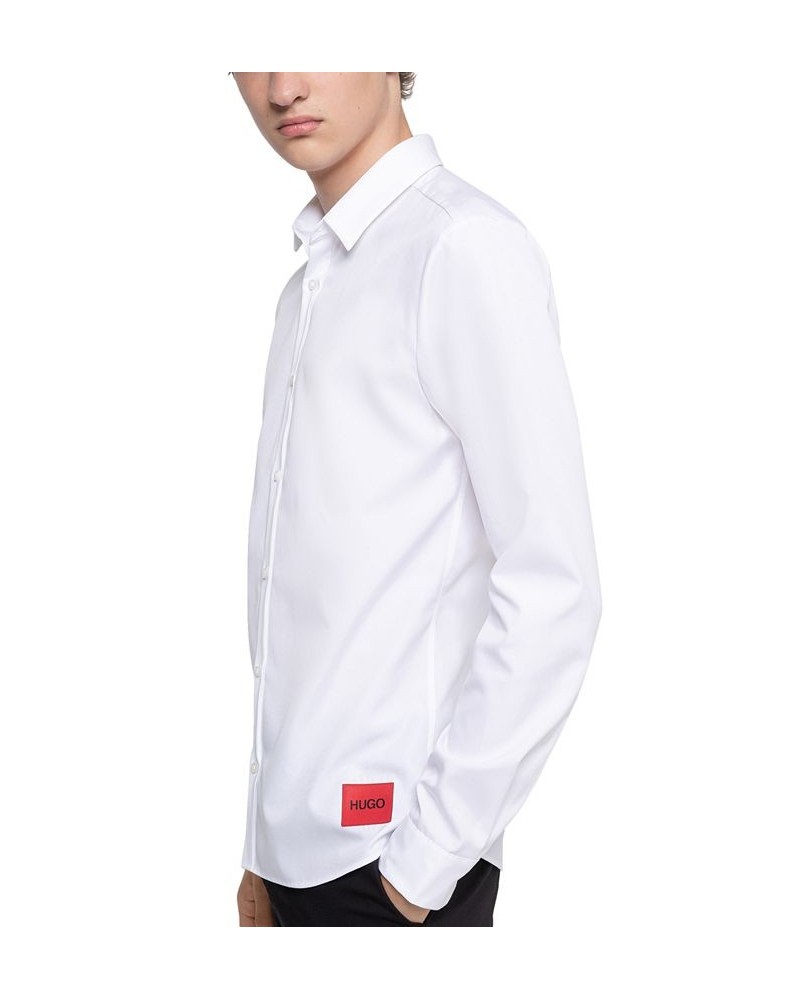 Hugo Boss Men's Extra-Slim Fit Poplin Shirt White $33.94 Shirts