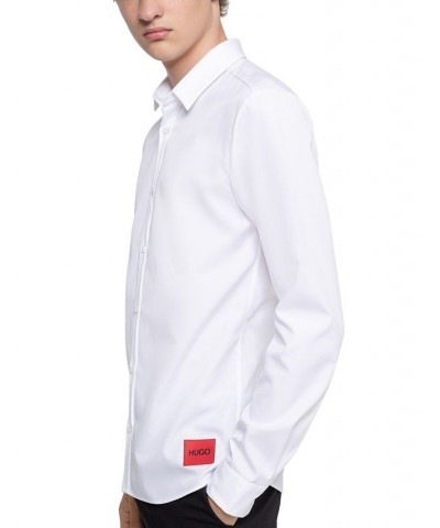 Hugo Boss Men's Extra-Slim Fit Poplin Shirt White $33.94 Shirts