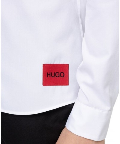 Hugo Boss Men's Extra-Slim Fit Poplin Shirt White $33.94 Shirts