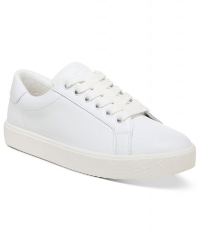 Ethyl Lace-Up Low-Top Sneakers White $36.80 Shoes