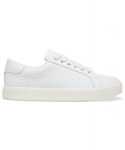 Ethyl Lace-Up Low-Top Sneakers White $36.80 Shoes