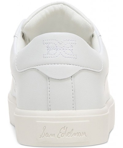 Ethyl Lace-Up Low-Top Sneakers White $36.80 Shoes