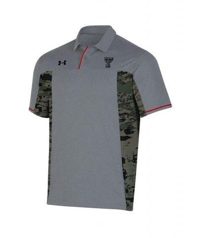 Men's Gray Texas Tech Red Raiders Freedom Polo Shirt $46.20 Polo Shirts