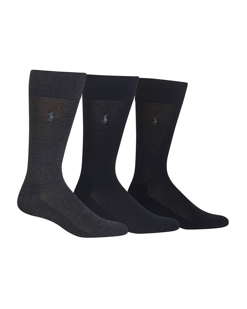 3 Pack Dress Men's Socks Black $14.96 Socks