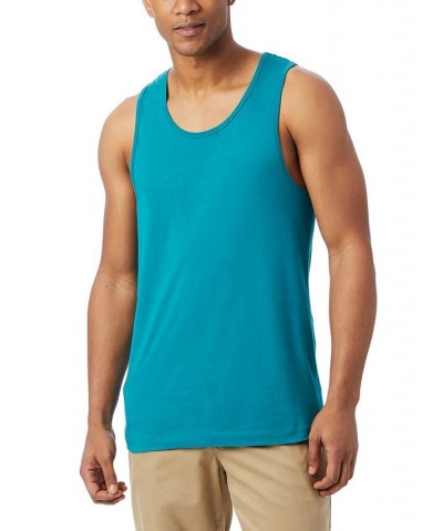 Men's Big and Tall Go-To Tank Top Teal $11.79 T-Shirts