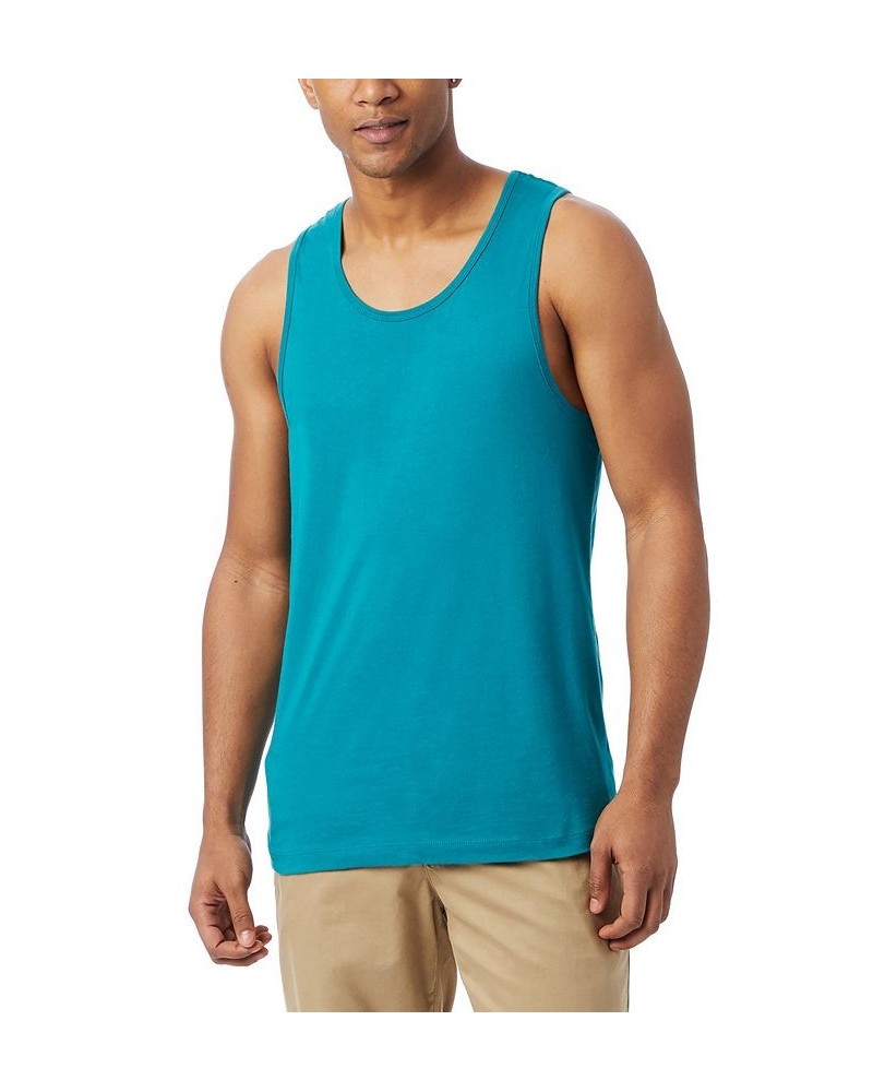 Men's Big and Tall Go-To Tank Top Teal $11.79 T-Shirts