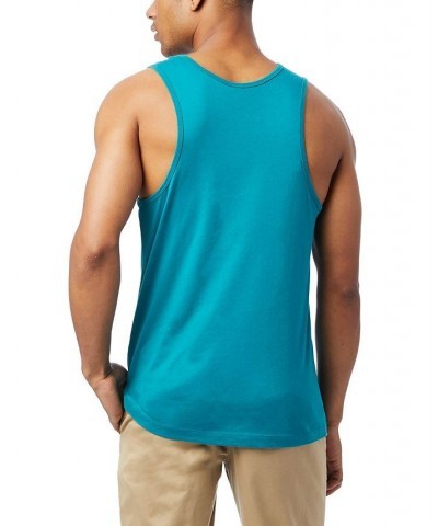 Men's Big and Tall Go-To Tank Top Teal $11.79 T-Shirts