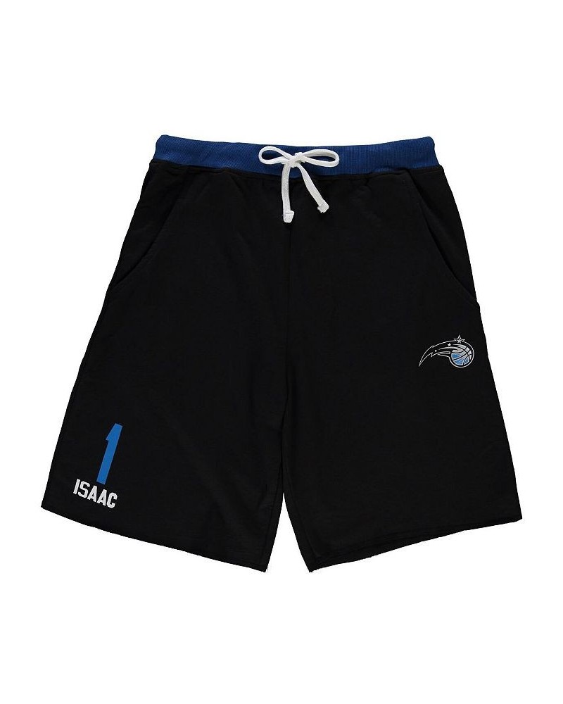 Men's Jonathan Isaac Black Orlando Magic Big and Tall French Terry Name and Number Shorts $20.00 Shorts