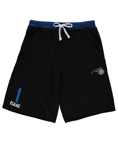 Men's Jonathan Isaac Black Orlando Magic Big and Tall French Terry Name and Number Shorts $20.00 Shorts