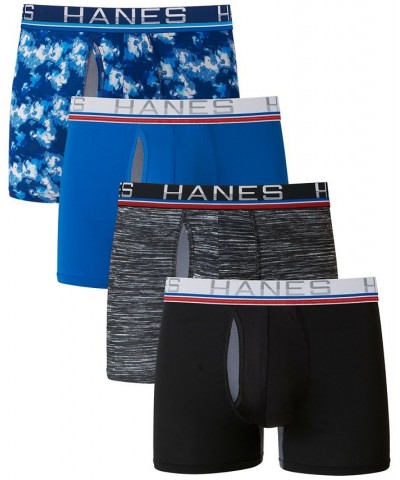 Men's 4-Pk. Ultimate Sport with X-Temp Total Support Pouch Trunks Multi $14.88 Underwear