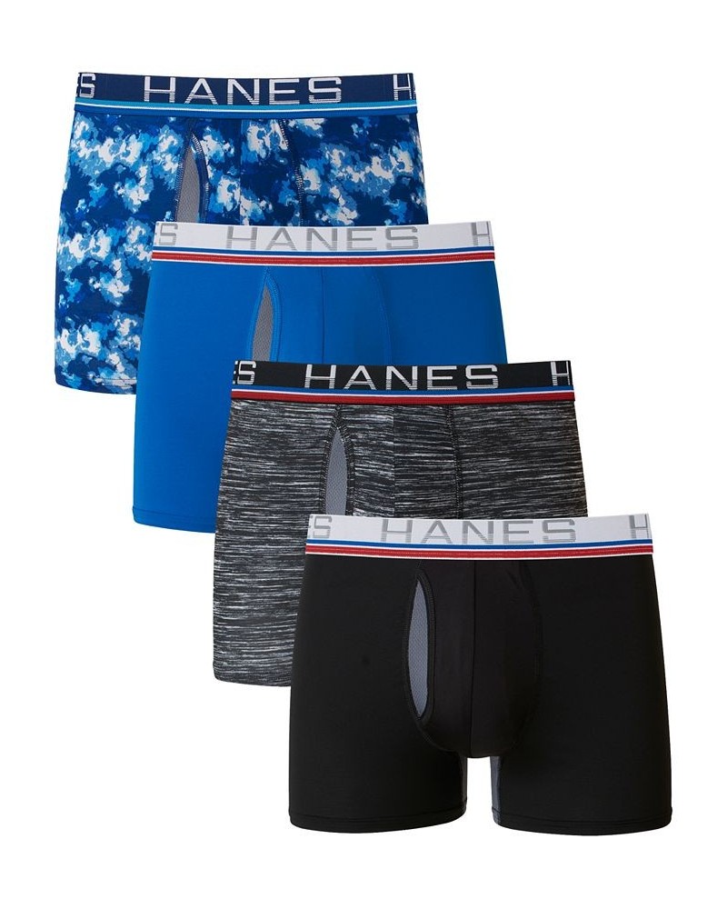 Men's 4-Pk. Ultimate Sport with X-Temp Total Support Pouch Trunks Multi $14.88 Underwear