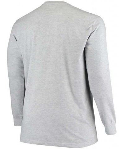 Men's Big and Tall Heathered Gray Tampa Bay Buccaneers Practice Long Sleeve T-shirt $20.39 T-Shirts