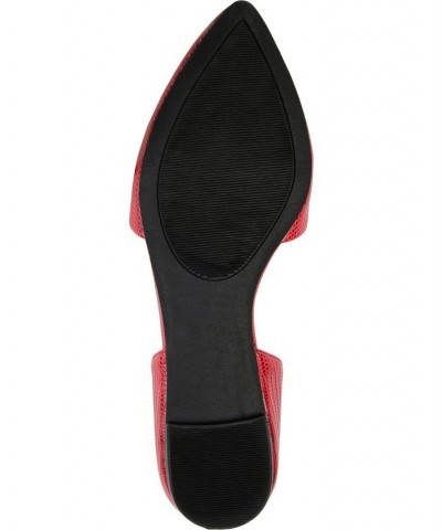 Women's Braely Flat Red $41.59 Shoes