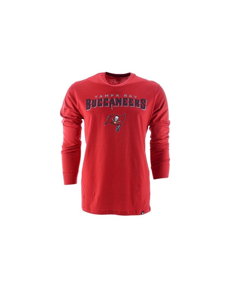 Men's Tampa Bay Buccaneers Pregame Super Rival Long-Sleeve T-Shirt $14.96 T-Shirts