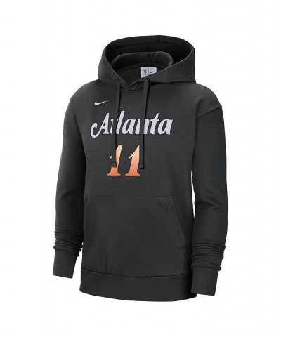 Men's Trae Young Black Atlanta Hawks 2022/23 City Edition Name and Number Pullover Hoodie $35.70 Sweatshirt