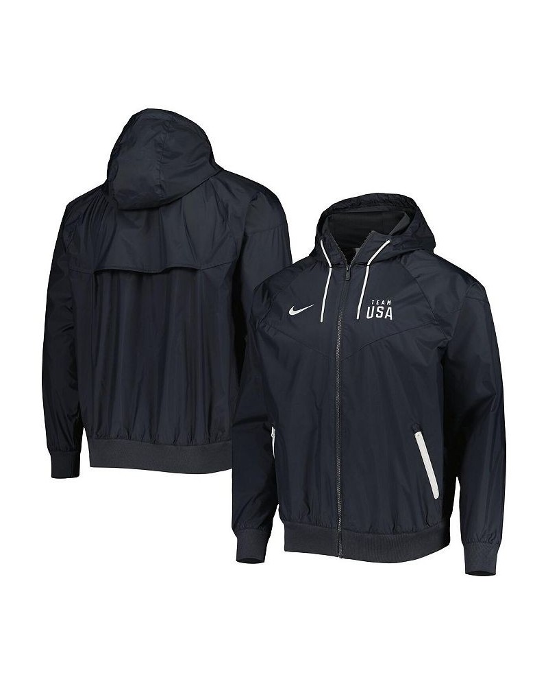 Men's Black Team USA Windrunner Full-Zip Jacket $47.15 Jackets