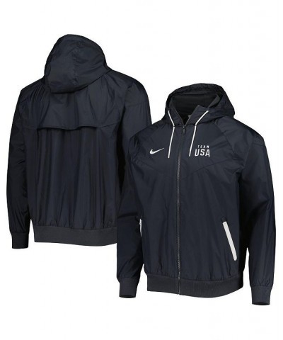 Men's Black Team USA Windrunner Full-Zip Jacket $47.15 Jackets