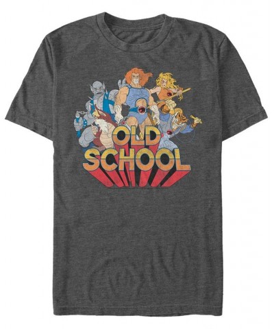 Men's Thundercats Old School Short Sleeve T-shirt Gray $16.80 T-Shirts