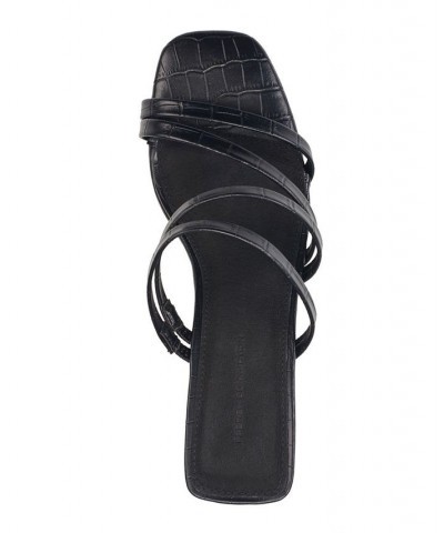 Women's Parker Heeled Sandals Black $41.16 Shoes