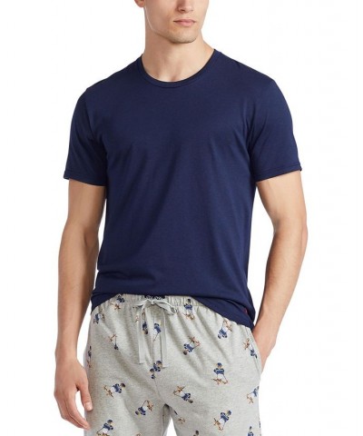 Men's Tall Supreme Comfort T-Shirt Blue $37.10 Pajama