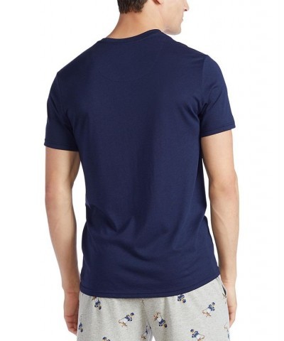 Men's Tall Supreme Comfort T-Shirt Blue $37.10 Pajama