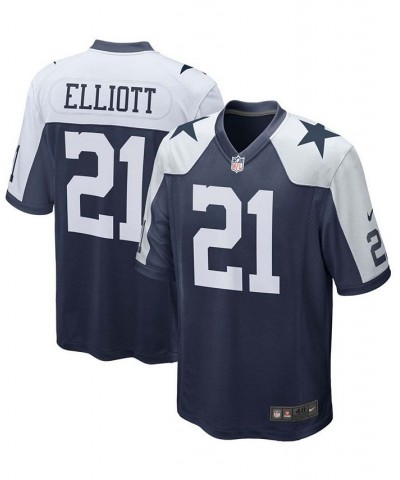 Men's Ezekiel Elliott Navy Dallas Cowboys Alternate Game Team Jersey $44.80 Jersey