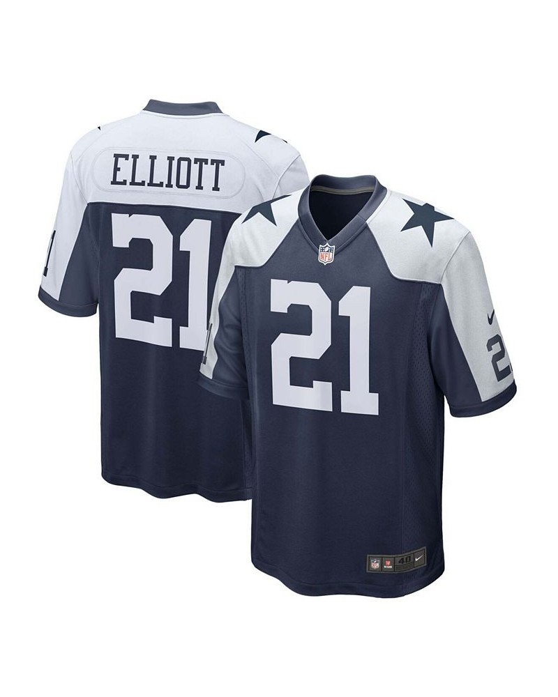 Men's Ezekiel Elliott Navy Dallas Cowboys Alternate Game Team Jersey $44.80 Jersey