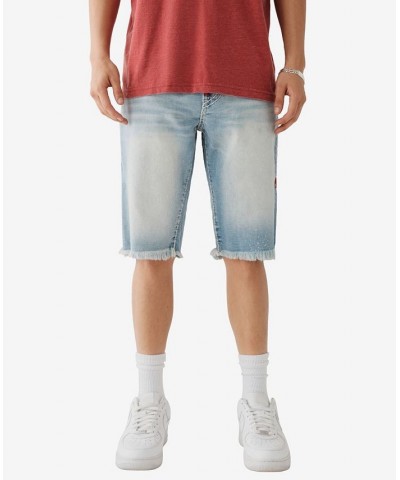 Men's Rocco Super T Fray Denim Shorts Blue $39.97 Shorts