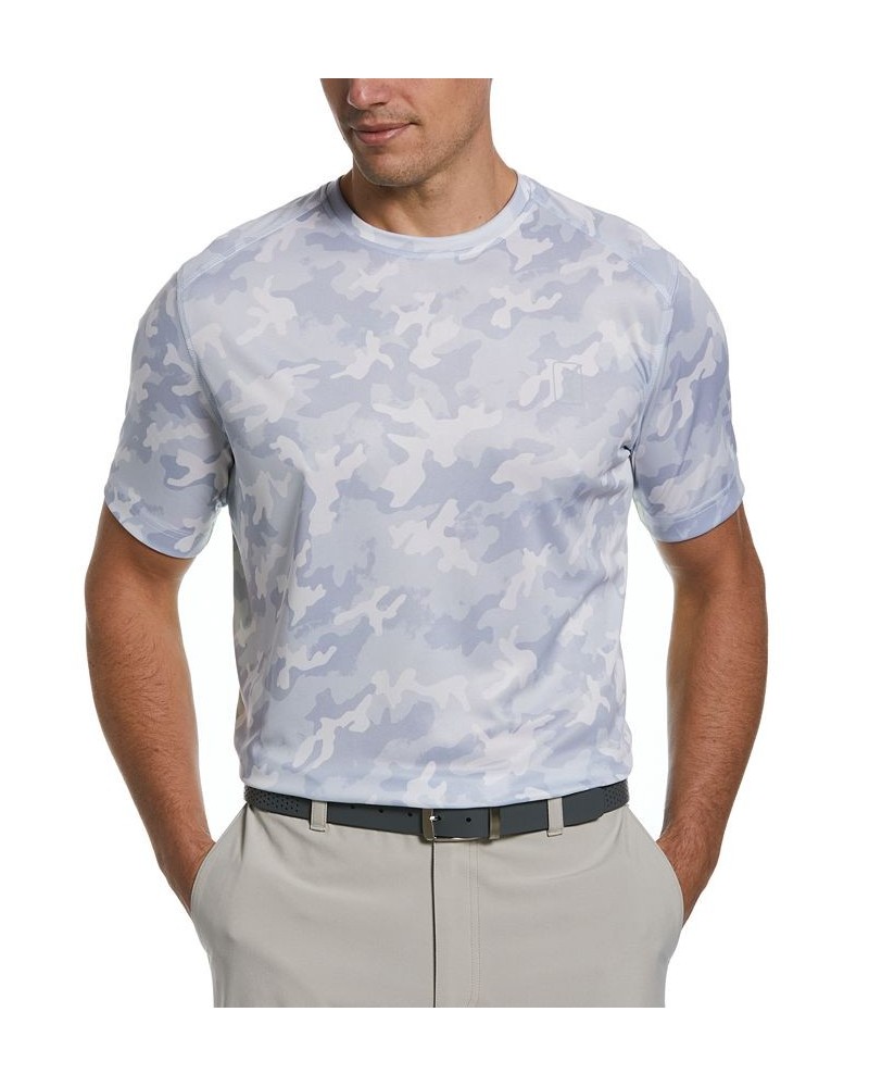 Men's Camo Print Short-Sleeve Performance T-Shirt Gray $16.80 T-Shirts