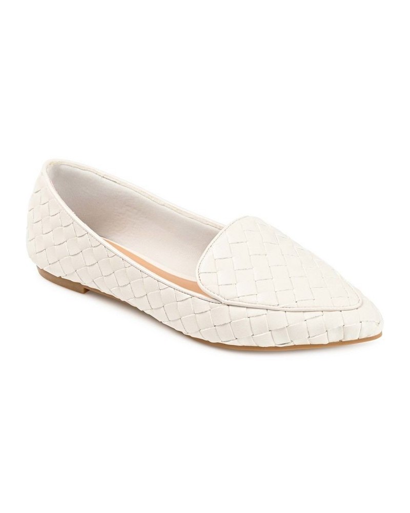 Women's Misty Woven Loafer White $36.75 Shoes