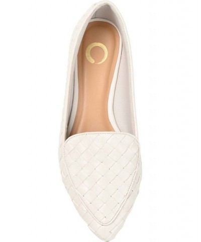 Women's Misty Woven Loafer White $36.75 Shoes