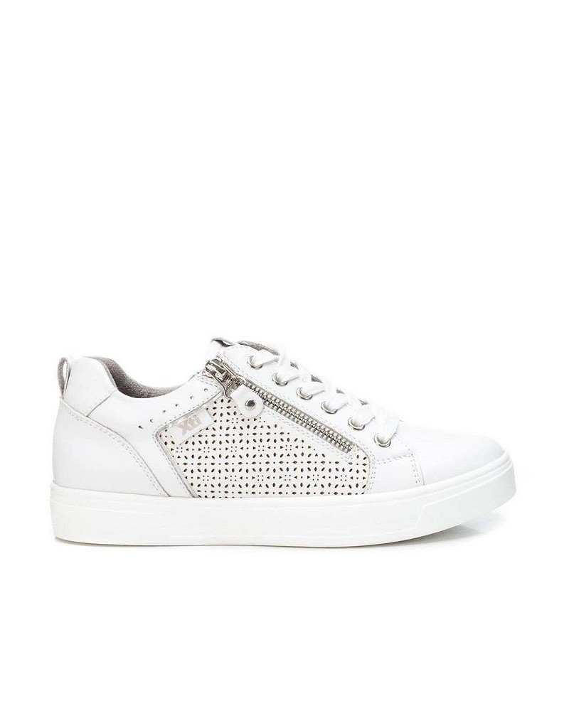 Women's Lace-Up Sneakers 4385402 White $37.07 Shoes