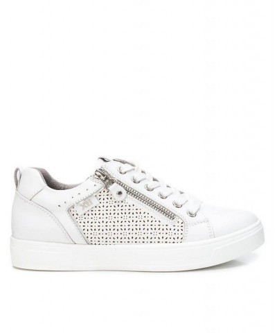 Women's Lace-Up Sneakers 4385402 White $37.07 Shoes