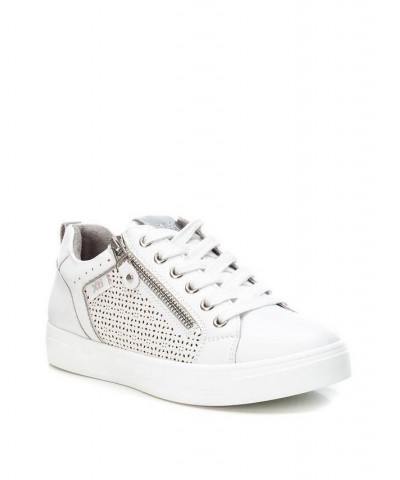 Women's Lace-Up Sneakers 4385402 White $37.07 Shoes