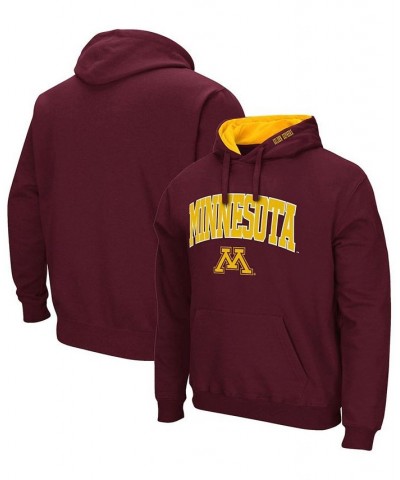 Men's Maroon Minnesota Golden Gophers Arch Logo 3.0 Pullover Hoodie $20.68 Sweatshirt