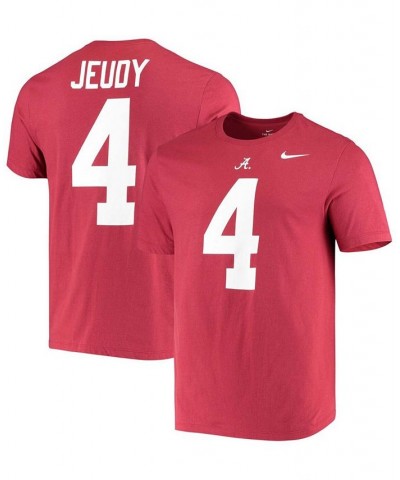 Men's Jerry Jeudy Crimson Alabama Crimson Tide Name Number Alumni T-shirt $15.36 T-Shirts