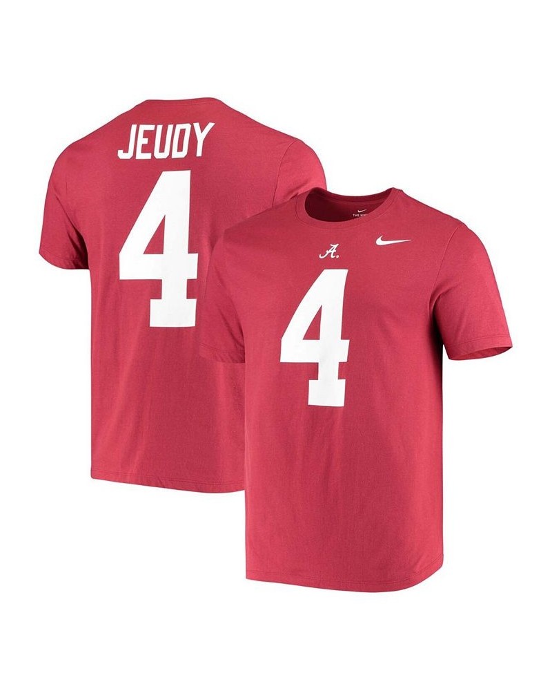 Men's Jerry Jeudy Crimson Alabama Crimson Tide Name Number Alumni T-shirt $15.36 T-Shirts