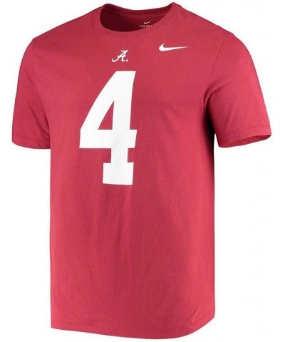 Men's Jerry Jeudy Crimson Alabama Crimson Tide Name Number Alumni T-shirt $15.36 T-Shirts