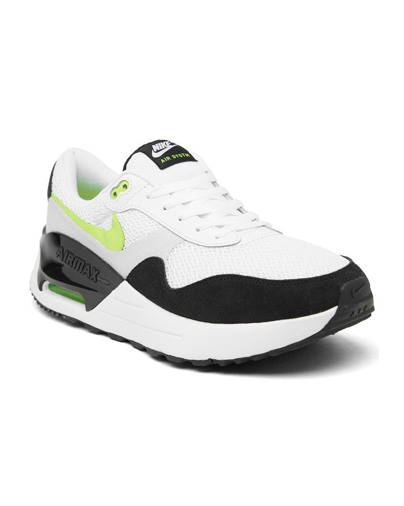 Men's Air Max SYSTM Casual Sneakers White $36.90 Shoes